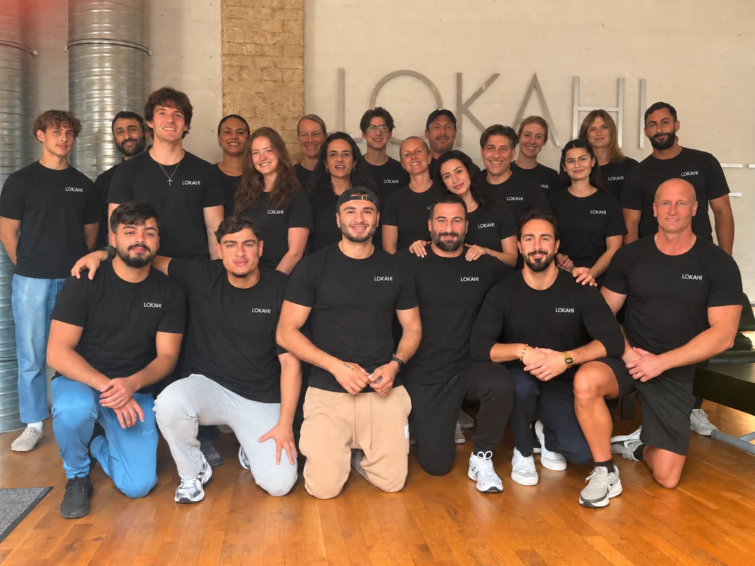 Team group photo at Lokahi Loft Berlin